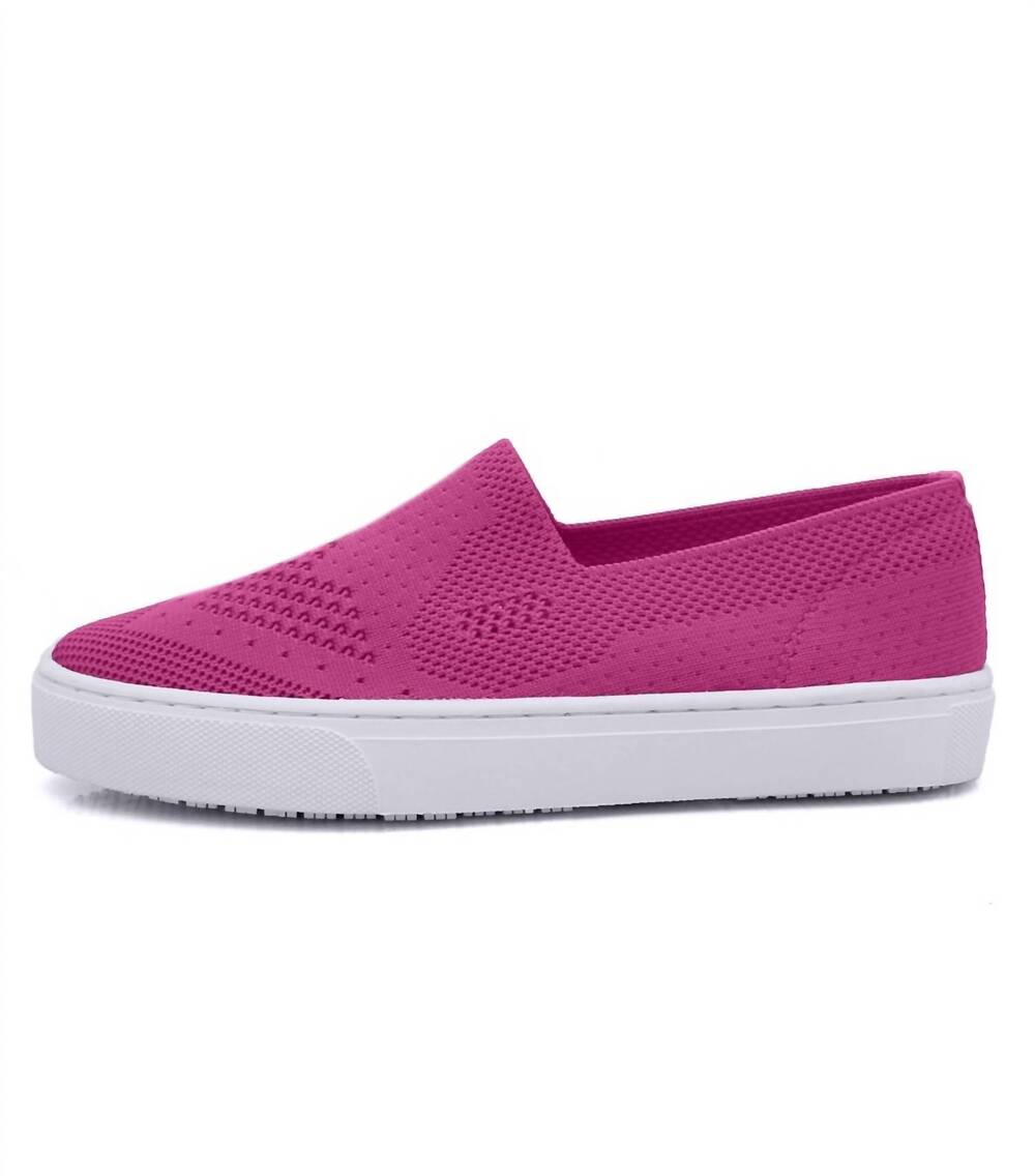 NEW LAFORST women's jazz slip-on shoes in berry